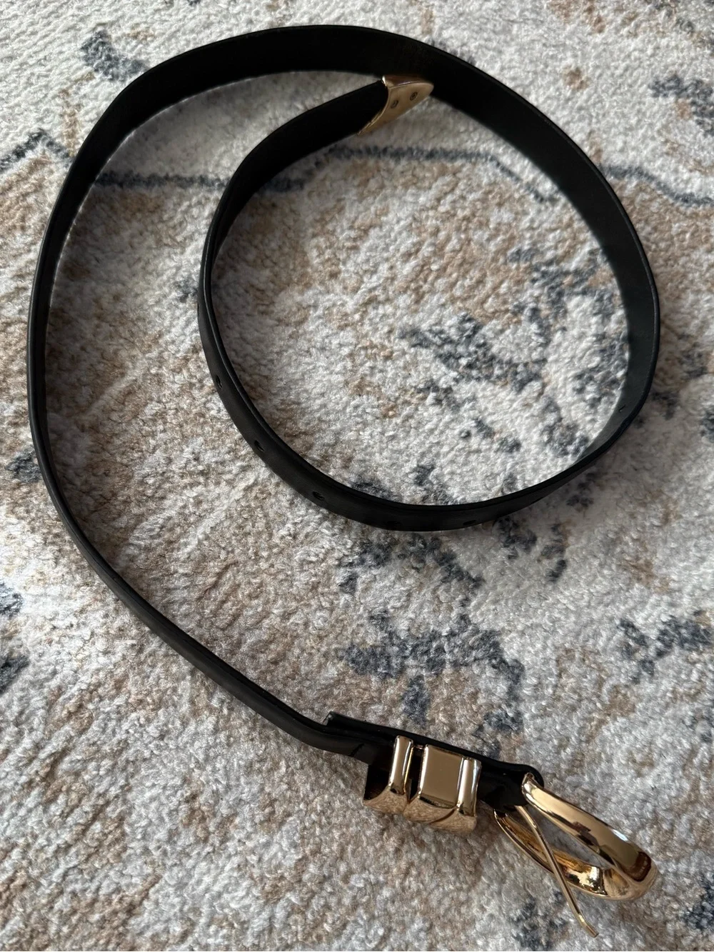 Black Belt 39” with Gold Clasp